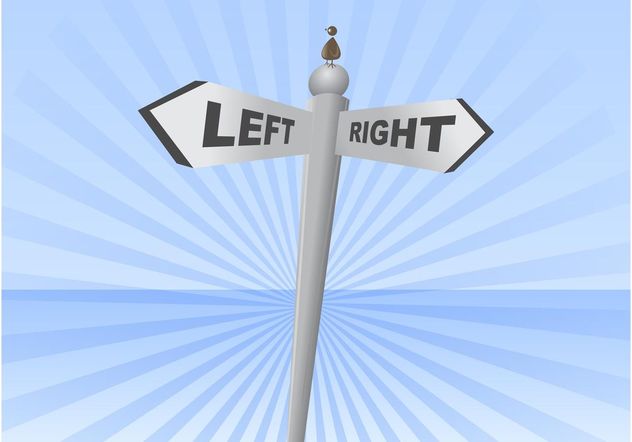 Left Right Sign - Free vector #162299