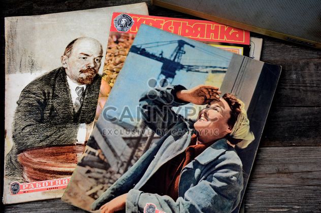 Old Soviet magazines - бесплатный image #182839