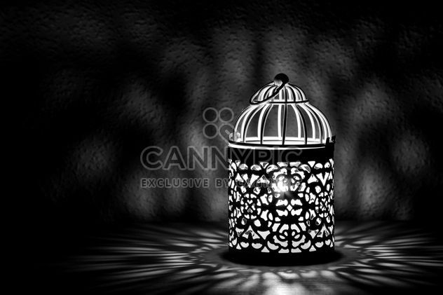 Lantern with candle inside - image #186179 gratis