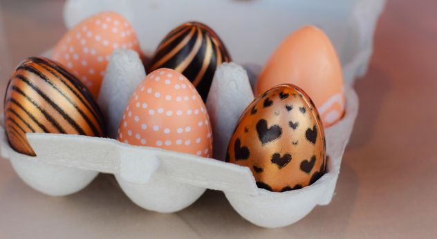 Easter eggs in box - image gratuit #187569 