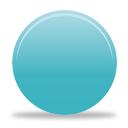 Turquoise Button - Kostenloses icon #194339