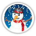 Merry Christmas Snowman - Kostenloses icon #194649