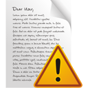 Page Warning - icon gratuit #195579 