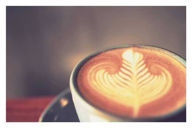 latte coffee close up - Free image #197899