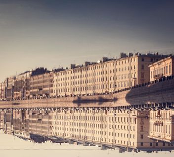 Reflection of architecture on embankment of Moika river - бесплатный image #198899