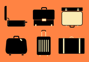 Suitcase Vectors - Kostenloses vector #200099