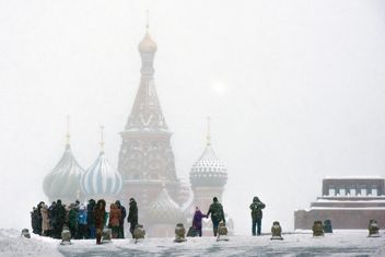 blizzard on Red Square - Free image #200349