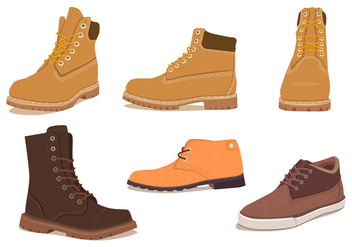 Mens winter shoes - Free vector #200889