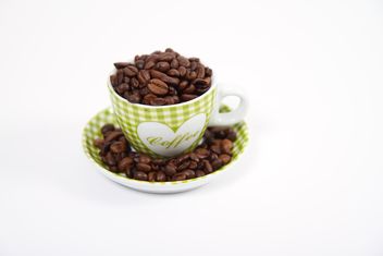 Cup of coffee beans - image gratuit #201089 