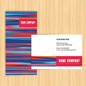 Visiting Card Template - Free vector #203569