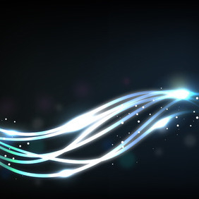 Glowing Abstract Background - Kostenloses vector #204399