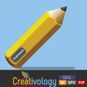 Free Cool Vector Pencil - Kostenloses vector #204709