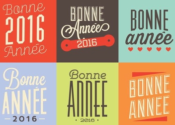 Bonne Annee - бесплатный vector #205229