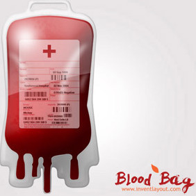 Blood Bag - vector gratuit #208059 