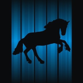Horse Silhouette - vector gratuit #208479 