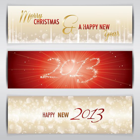 2013 Banners - Free vector #208519