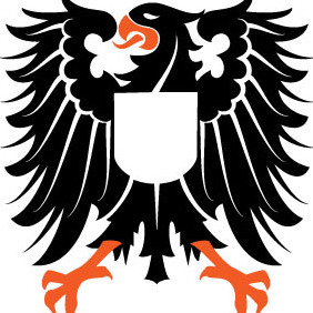 Heraldic Eagle Vector Image - бесплатный vector #210109