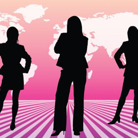 Three Businesswomen - Kostenloses vector #210269