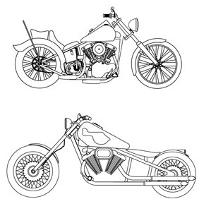 Free Vector- Harley Davidson Sketches - бесплатный vector #211369