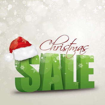 Christmas Sale - Free vector #211789