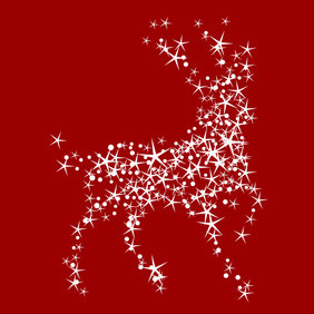 Magic Reindeer - Free vector #212029