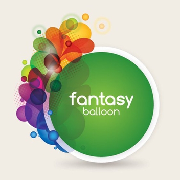 Fantasy Balloon - vector gratuit #212169 