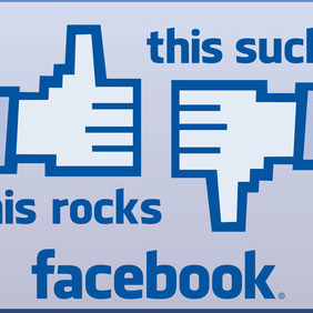 Facebook Like Dislike - бесплатный vector #212839