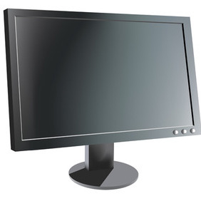 LCD Computer Monitor - Free vector #213089