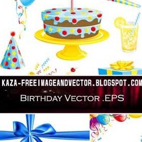 Birthday Free Vector - vector gratuit #213109 