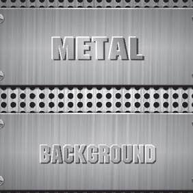 Metal Backgroundtexture - vector #213129 gratis