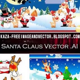 Santa Claus Free Vector - vector #213209 gratis
