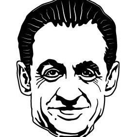 Nicholas Sarkozy Vector - бесплатный vector #214479