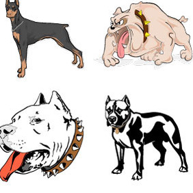 Dogs Vector Set - Free vector #216119