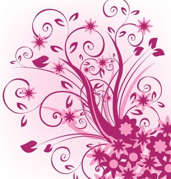 Floral Violet - vector #216659 gratis