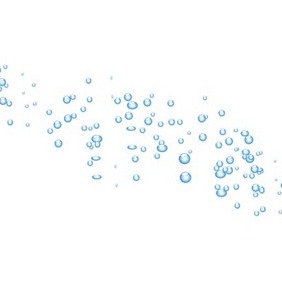 Blue Bubles - Water Flow - vector gratuit #216799 