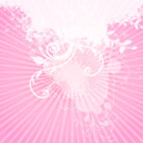 Grunge Swirls Pink Vector - vector gratuit #218019 