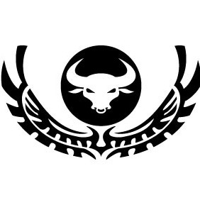 Bull Sign Vector Image - Free vector #218049