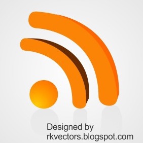 Vector 3D Rss Feed Icon - Free vector #218609