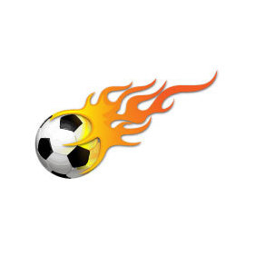 Ball In Flames Vector Image - бесплатный vector #219599