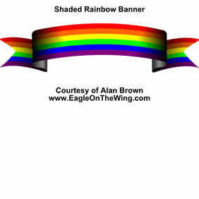 Rainbow Banner - бесплатный vector #219909