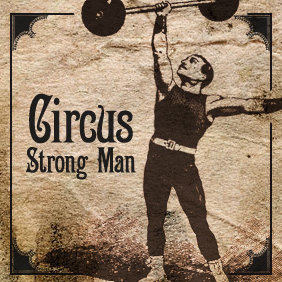 Classic Circus Strong Man - Free vector #220369