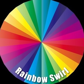 Rainbow Swirl - vector #220499 gratis