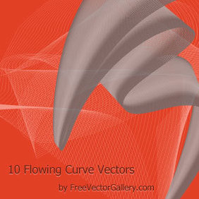 Flowing Curve Vectors - Kostenloses vector #221069