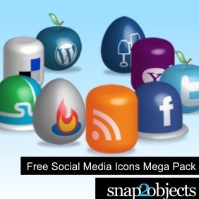 Free Social Media Icons Vectors - Kostenloses vector #221439