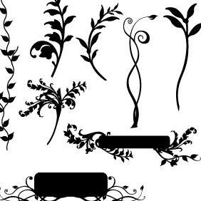Floral Vector Pack 1 - Free vector #223259