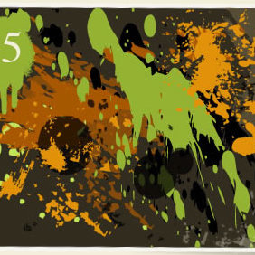 Drips Drops And Splatters Vector - Free vector #223909