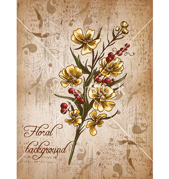 Free floral background vector - бесплатный vector #225649