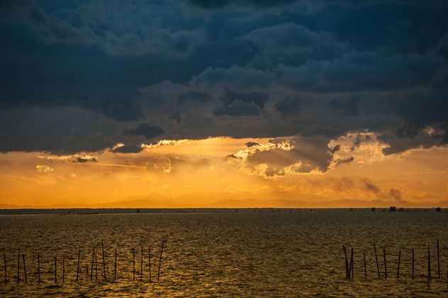 Sunset on sea - image gratuit #271809 