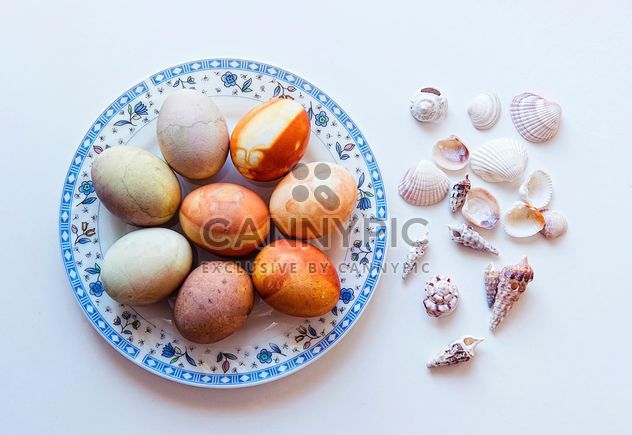 Easter eggs and seashells - image #272339 gratis