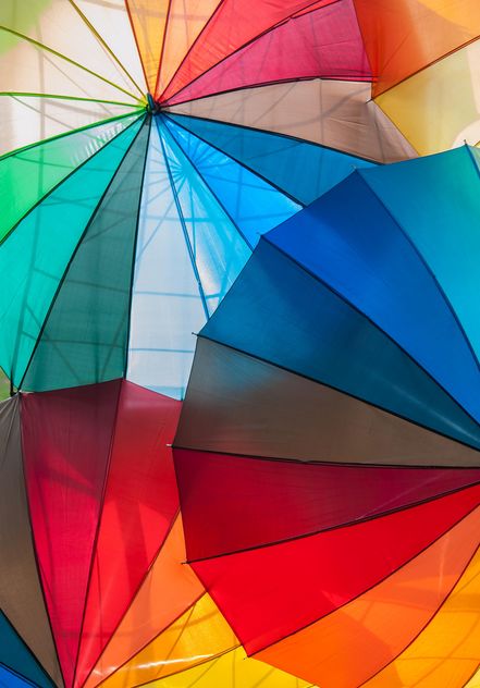 Rainbow umbrellas - Free image #273129